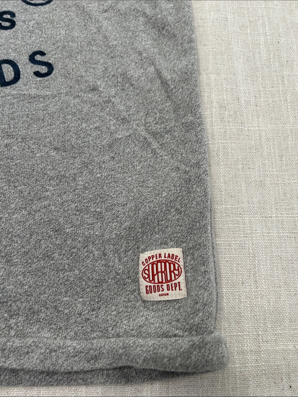Superdry Copper Beach Men's Tee Large Gray Casual Cotton Surf Graphic T-Shirt - Picture 4 of 13